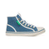 Sneakers alte azzurre in canvas Benetton Tyke Plus Mid, Sport, SKU s311500041, Immagine 0